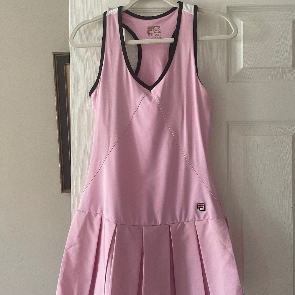 Fila Pink Sleeveless Tennis Dress